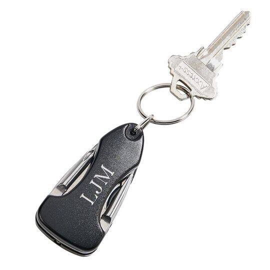 Black Multi Tool Keychain